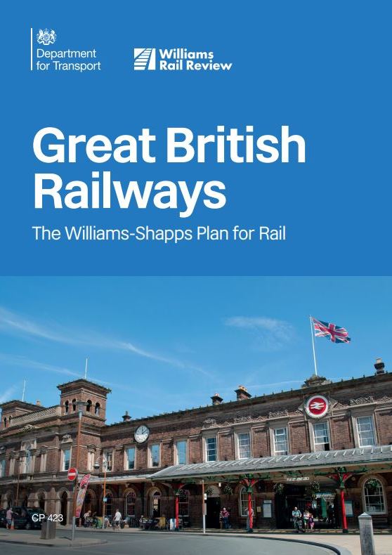 GBR Williams-Shapps Plan for Rail front cover